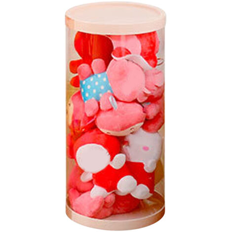 Doll Storage Bucket Transparent Rotatable PVC 26cm Stuffed Animal Storage Bucket for Home 50cm / 19.7in (1/5)