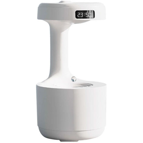Cool Mist Humidifier Multifunction Smart Quiet High Capacity Countercurrent Water Droplet Humidifier for Office Bedroom White (1/5)