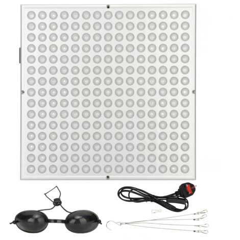 100‑240V LED Light Panel Deep 660nm Near Infrared 850nm Muscle Joint Pain Relief Physiotherapy Lamp UK Plug (1/5)