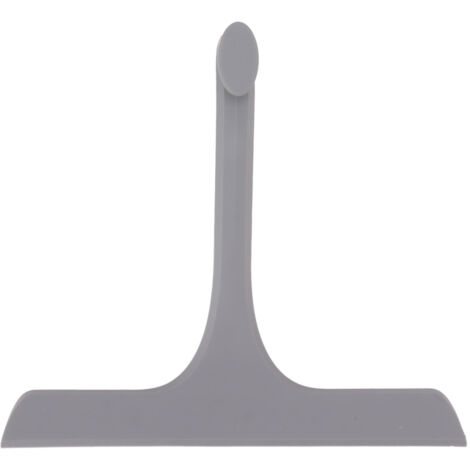 Glass Wiper with Non Slip Handle Silicone Window Cleaner Squeegee for Bathroom Windows Kitchen Mirror Grey (1/5)