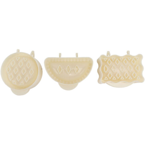3PCS Pie Molds Set Environmentally Friendly ABS Mini Hand Pie Maker for Apple Pie Kitchen Christmas (1/5)