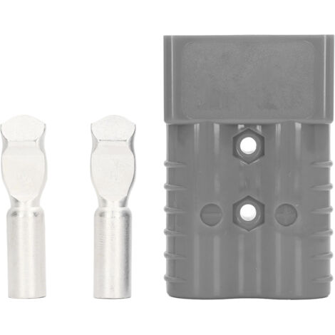 350A 600V Plug Connector SH350 Double Pole High Current Battery Quick Connector Kit for Car Solar Caravan Boat Forklift Grey (1/5)