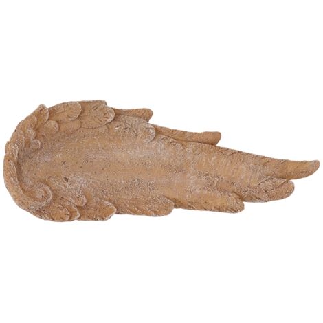 Angel Wings Pet Tombstone Waterproof Personalized DIY Pet Memorial Stone Marker for Cats and Dogs Sandy Yellow (1/5)