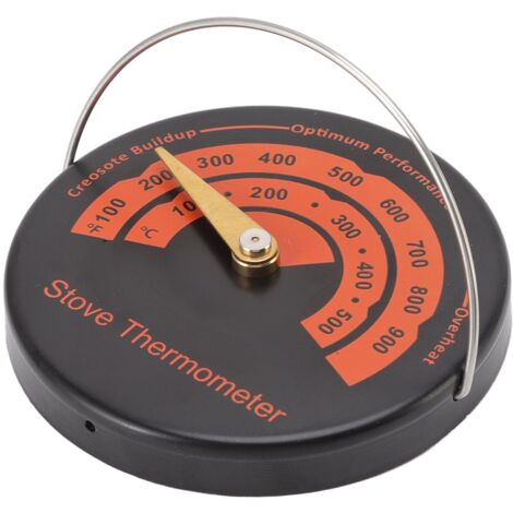 Magnetic Stove Thermometer Bimetal Wide Scale Range Stove Temperature Meter for Home Fireplace Chimney Flue (1/5)