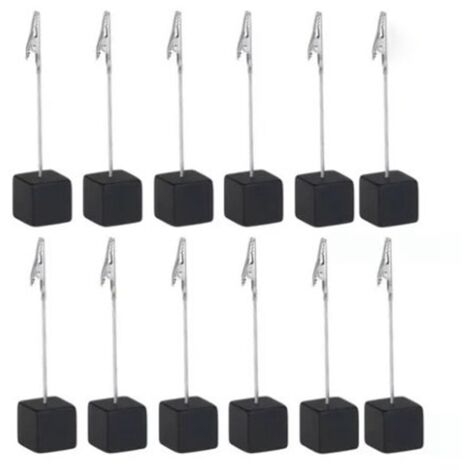 Note Holder Photo Clip Stand Memo Display Clamp Stable Cube Base for Home Weddings Offices Parties (1/5)