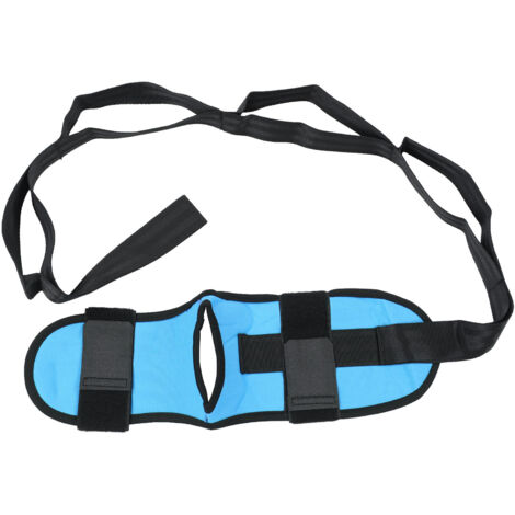 Leg Stretching Strap Muscle Relaxing High Elasticity Improve Flexibility Rehabilitation Foot Stretch Strap Blue (1/5)