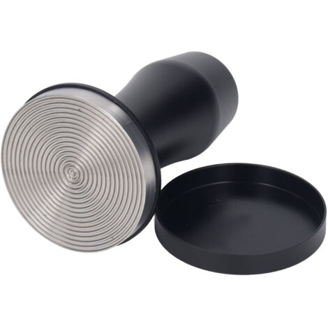 Coffee Tamper Aluminum Alloy Calibrated Tamper with Spring Loaded Stainless Steel Base for Cafe Home 58 Thread Bottom (1/5)