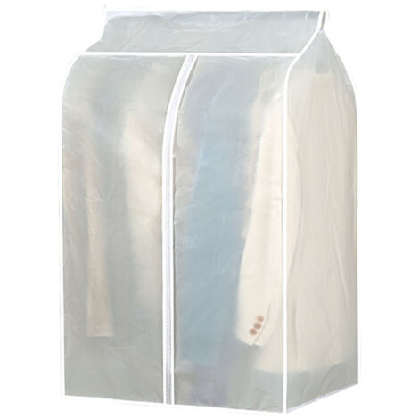 Hanging Garment Bags Transparent Stereo Clothing Dust Cover Home Washable Overcoat Suit Storage Bag 50x60x90cm