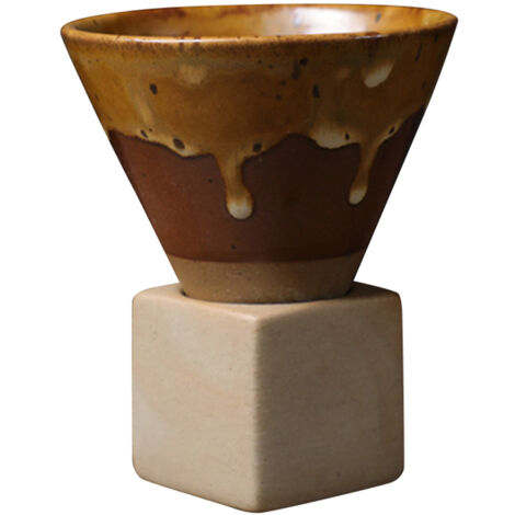 200mL Japanese Pottery Mug Coffee Mug Latte Cup with Base Ceramic Mug (1/5)