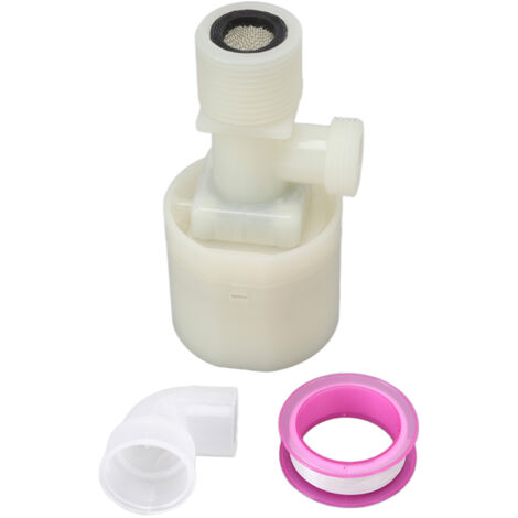 Water Level Control Valve Automatic Floating Ball Controller Plastic Water Tower Tank Switch Interior Male Thread G1 (1/5)
