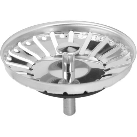 Kitchen Sink Strainer Basket Thickening Stainless Steel Sink Stopper for Standard Drains (1/5)