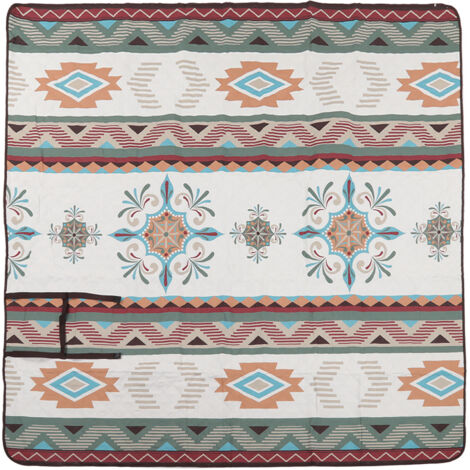 Camping Rug 210D Oxford Cloth Thickened Waterproof Machine Washable Picnic Mat for Outdoor Travelling Type A Seattle