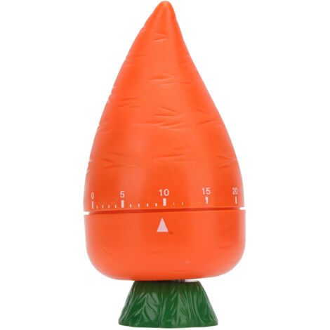 Cooking Timer Cute Carrot Shape Mechanical Timer for Kitchen Reading Studying Exercise (1/5)
