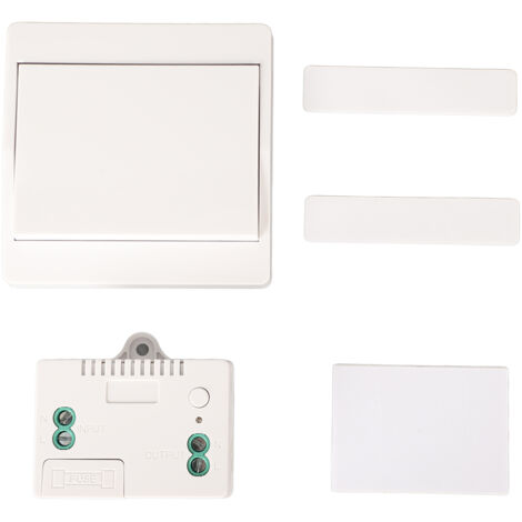 Self Powered Wireless Doorbell Long Distance Battery Free Cordless Door Bell with Receiver for Home Welcome (1/5)
