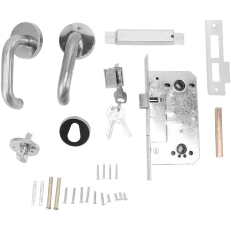 Stainless Steel Aisle Door Fire Lock Fireway Walkway Emergency Exit Fire Door Handle