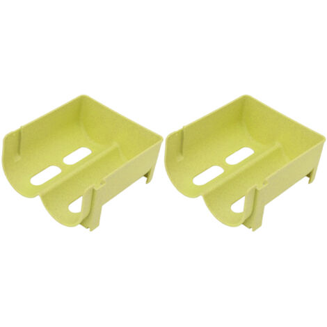 Cabinet Wine Rack Stackable Drop Resistant Hollow Water Bottle Holder for Refrigerator Countertop Green 2pcs (1/5)