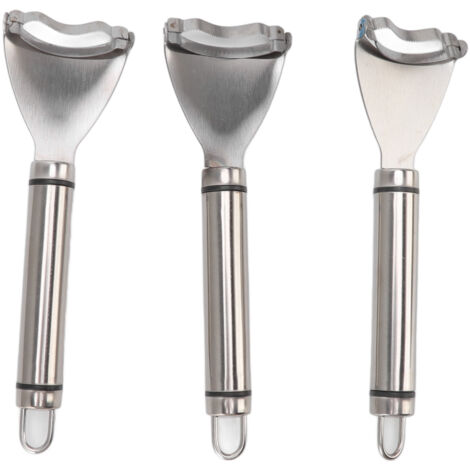 3pcs Stainless Steel Corn Cutter Peeler Safe Quick Clean Comfortable Grip Corn Thresher Planer Cutter for Kitchen (1/5)