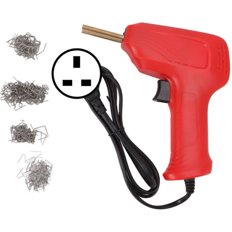 Hot Stapler Multifunction Plastic Welding Gun Red Portable Welder For Radiators Bumpers Repair UK Plug 220V (1/5)