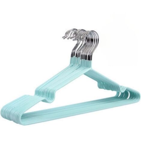 Clothes Hangers Prevent Slip Space Saving Heavy Duty Dry Wet Thick Clothes Hangers for Home Dormitory Green (1/5)