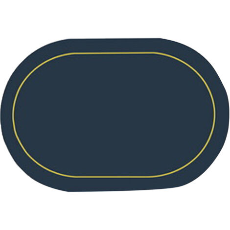 2Pcs Leather Oval Dining Food Mat Oil Proof Insulation Restaurant Table Home Hotel Non Slip Bowl Pad Placemat Blue (1/5)