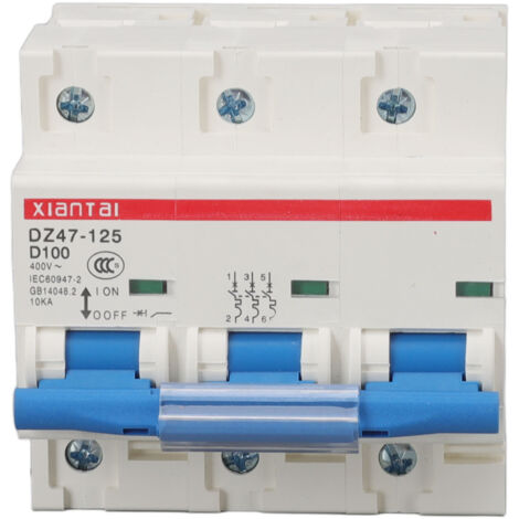 Mini Circuit Breaker 3P 100A 400V High Safety Overload Protection Miniature Circuit Breaker for Home Industry (1/5)
