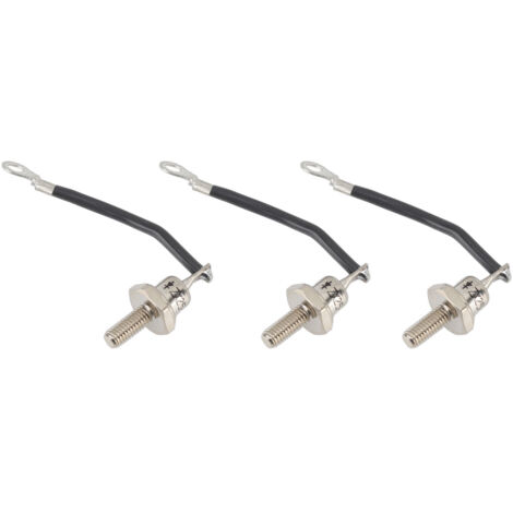 3PCS 25A ZX25 12 Diesel Generator Diode Small Portable Rectifier Diode Replacement Accessories Parts Negative Black Line (1/5)