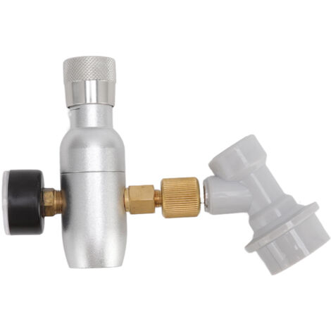 Beer Keg Charger CO2 Dispenser High Accuracy CO2 Gas Ball Lock Keg Regulator for Soda Beverage (1/5)