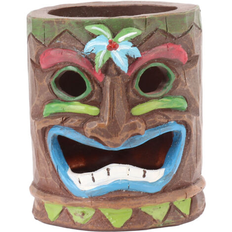 Grimace Ashtray Resin Tree Face Candle Holder Pen Holder Decorative Ornament for Indoor and Outdoor Type B (1/5)
