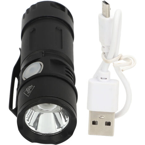 800LM Mini Flashlight Small Pocket EDC Light USB Rechargeable Keychain Light for Night Searching (1/5)