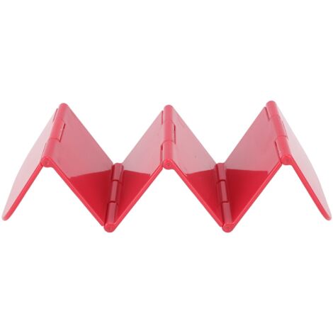 Taco Holder Stand Dishwasher Microwave Safe Stable Taco Rack Tray for Restaurant Kitchen Party Red (1/5)