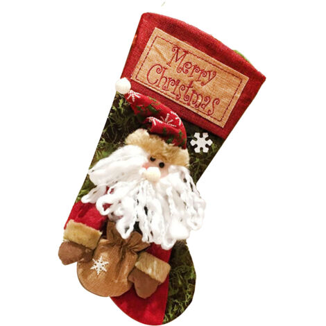 Christmas Stockings Exquisite Handcrafted Personalized Xmas Hanging Stocking for Gift Exchange Party Favor Old Man (1/5)