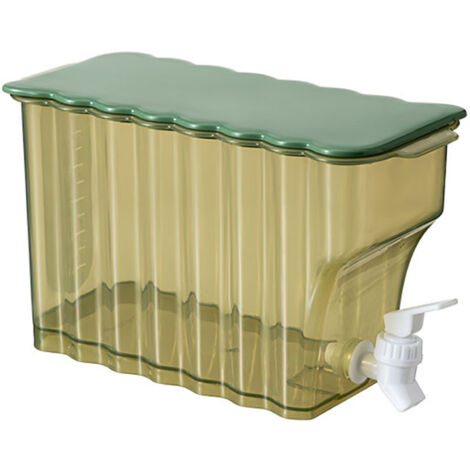 Cold Water Kettle with Faucet PP Sealed Preservation Refrigerator Cold Kettle For Fruit Tea Flower Tea Milk Tea Water Green (1/5)