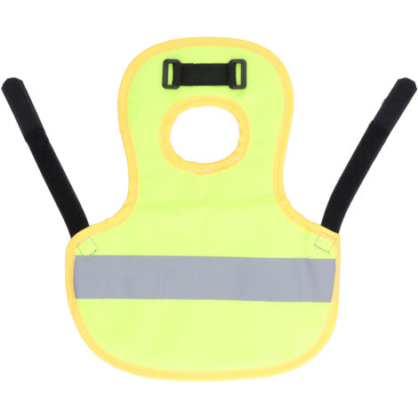 Chicken Reflective Vest Warm Safe Lightweight Poultry Harness Vest for Hen Ducks Geese Fluorescent Green (1/5)
