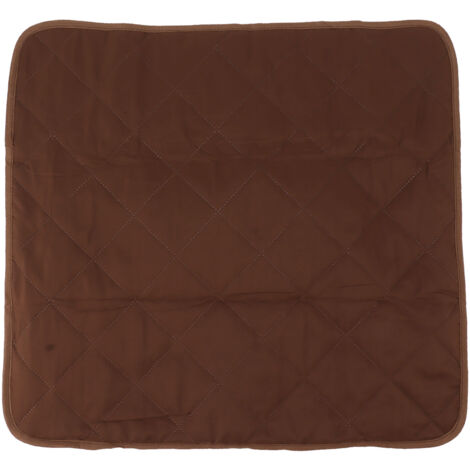 Chair Cushion Brown Chair Cushion Pads Anti Slip Water Absorption Premium Cotton Material Chair Pads for Home Travel Car Office (1/5)