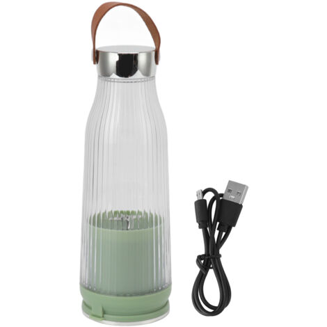 Portable Blender 380ml Stainless Steel Blade Detachable USB Charge 1300mAh Travel Blender for Kitchen Office Outdoor (1/5)