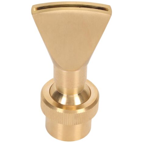Fountain Nozzle Brass G3/4 Female Thread 25mm Narrow Fan Shaped Pond Sprinkler for Garden Pond Amusement Park Museums