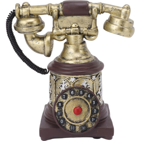 Hand Telephone Decoration Ingenious Vintage Landline Home Decorative for Home Coffee Shop -28 (1/5)