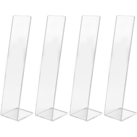 4 Pcs Acrylic Hair Band Display Stand Hair Clasp Hair Clasp Jewelry Display Holder for Shop Transparent