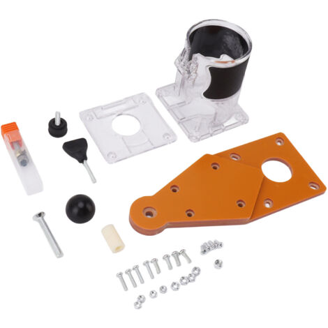 Trimming Machine Flip Plate Accurate Drilling Aluminum Alloy Router Table Insert Plate for House Decoration (1/5)
