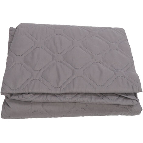 Mattress Cover Waterproof Dustproof Skin Friendly Cotton Insert Design Bed Fitted Sheet Protector for Children Elderly People Bedding Products Gray 135x190cm / 53.1x74.8in 45cm / 17.7in