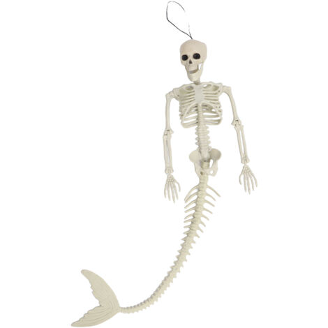 Halloween Skeleton Decoration Realistic Scary Skeleton Figurine Ornament for Haunted House Party Outdoor (1/5)