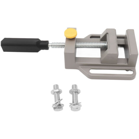 Small Drill Press Vise Aluminum Alloy Quick Release Woodworking Vise for DIY Carving Drilling Machine Tool (1/5)