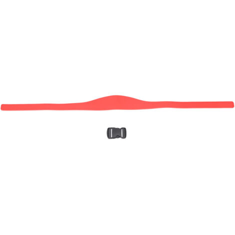 DIY Hair Trimming Template Haircut Band Breathable Curved Degion Silicone Home Hair Trimming Guide for Boys Men Red (1/5)