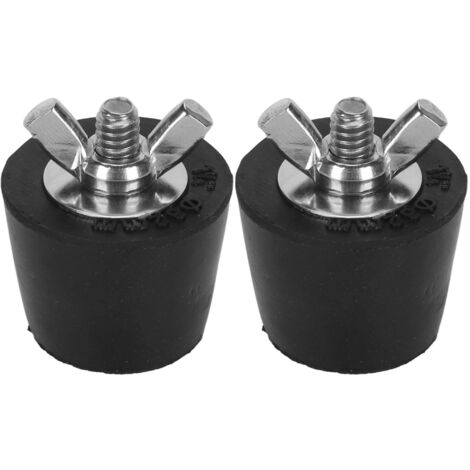 2PCS Pool Winterizing Plug Rubber Stainless Steel Pool Winter Expansion Plugs for Swimming Pool Pipework Winter Fittings 32mm/1.3in