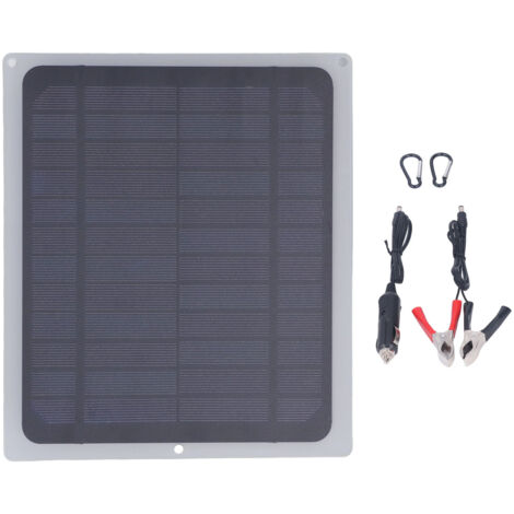 12V 10W Mini Solar Panel Anti Reverse Charging Waterproof Monocrystalline USB Solar Panel Charger for Phone Fan Outdoor