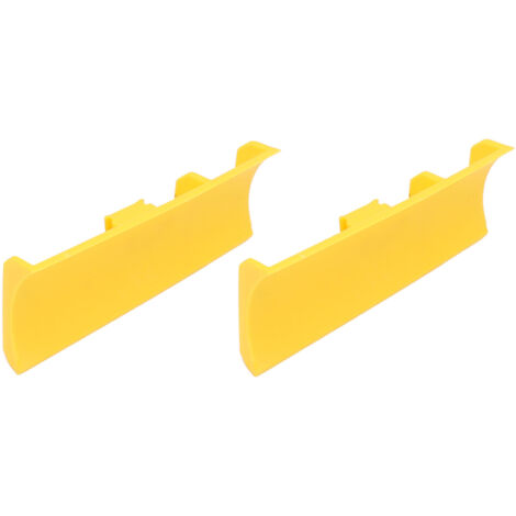 2pcs Snow Plow Shoe Accessories Shoe Ornaments Classic Shoe Ornaments Attachment for Indoor Outdoor Yellow