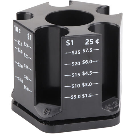 Coin Counter Coin Sorter with Pen Holder Rotatable Piggy Bank Desktop Coin Organizer for for Adults Kids Home and Office Use (1/5)