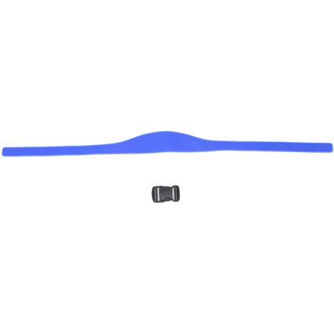 DIY Hair Trimming Template Haircut Band Breathable Curved Degion Silicone Home Hair Trimming Guide for Boys Men Blue (1/5)