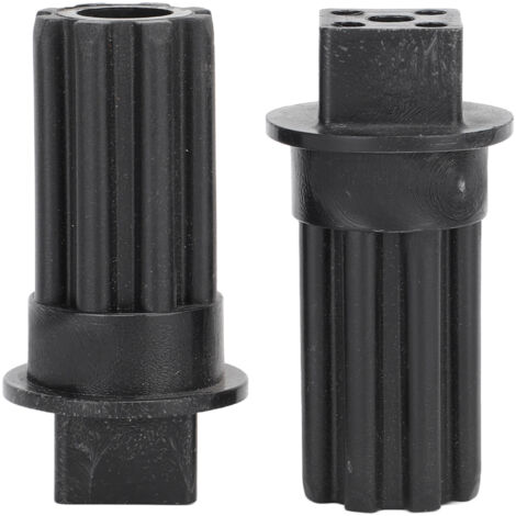 2 PCS Meat Grinder Screw Coupling Black Plastic Quick Installation Meat Grinder Screw Coupling Sleeve for Kenwood (1/5)