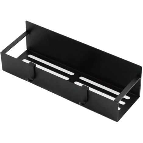 Fridge Spice Rack Magnetic with Hook Hanging Seasoning Holder Rack for Kitchen Storage Black 27x8.5x5cm / 10.6x3.3x2.0in (1/5)